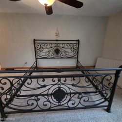 Wrought Iron Bed Frame King