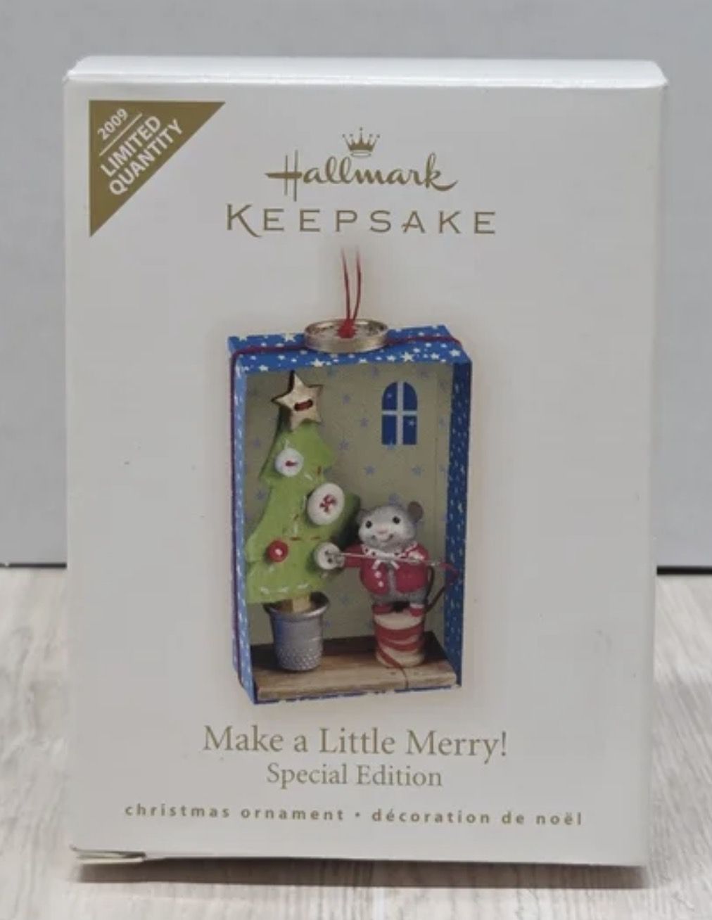 NIB Hallmark Keepsake "Make a Little Merry!" Special Edition Ornament - 2009 NIB