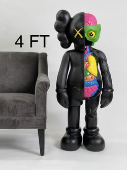 Large 4 FT KAWS Companion