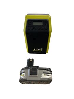 RYOBI TOOLS SPEAKER PCL600 W BATTERY 3AH #33077