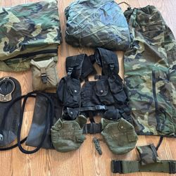 Military tactical camouflage gear
