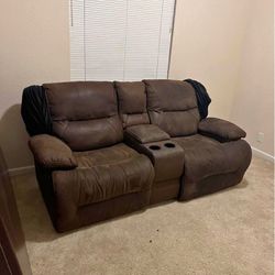 Brown Electric Reclining Chair
