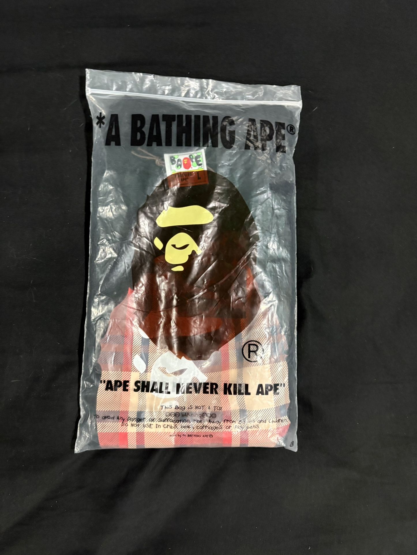 a bathing ape BAPE SHIRT “black”
