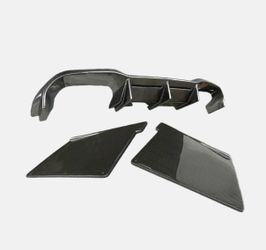 F87 M2 Carbon Fiber MTC Style 3 Piece Diffuser