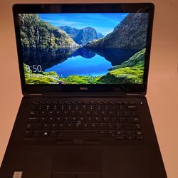 Dell Latitude E7470 Laptop i5 8GB RAM Touchscreen Backlit Keyboard