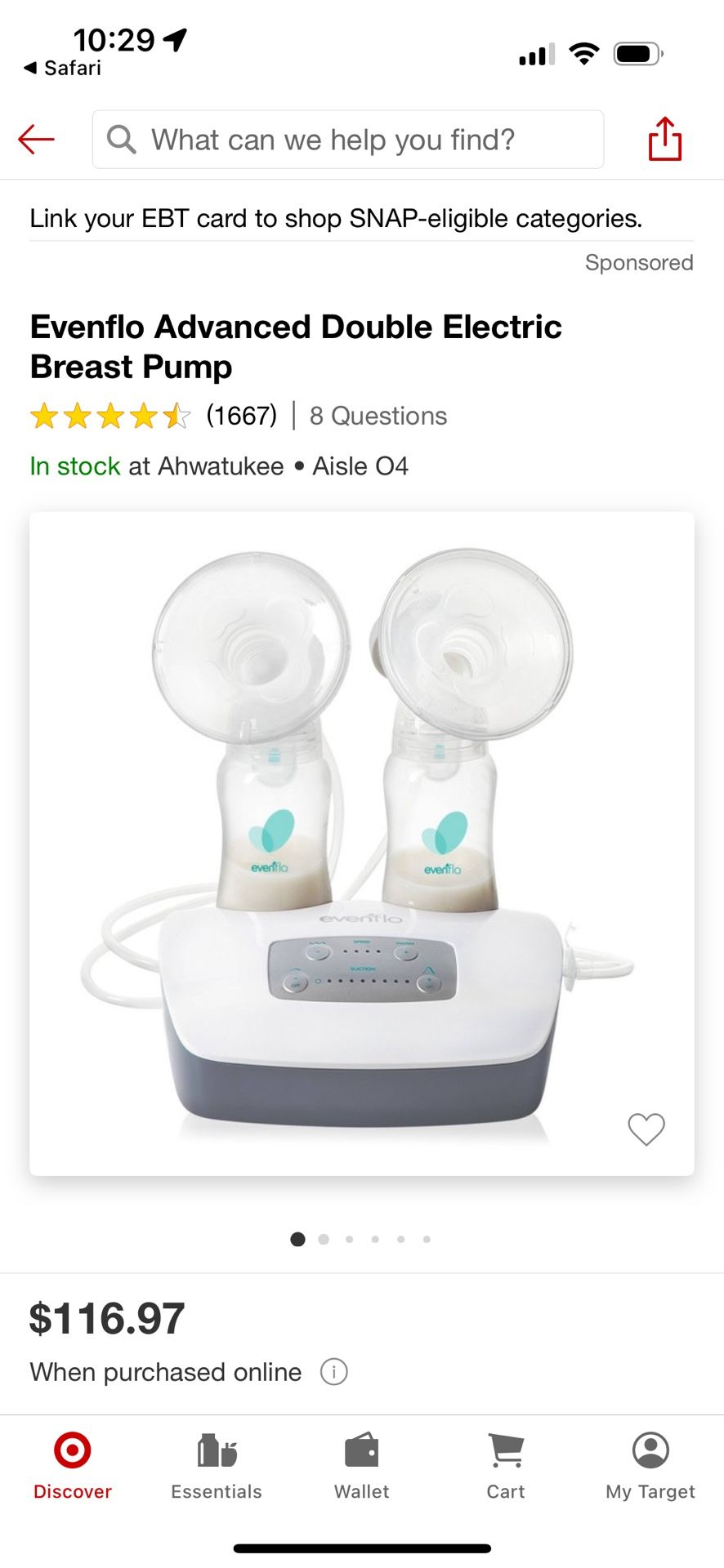 Evenflo Advanced Double Electric Breast Pump