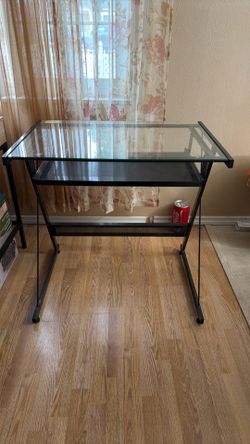 Glass desk