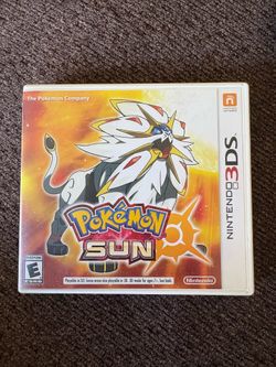 Pokemon Sun (Nintendo 3DS, 2016)