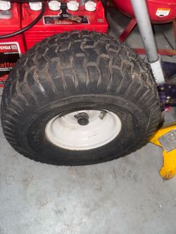 Lawn new mower tire