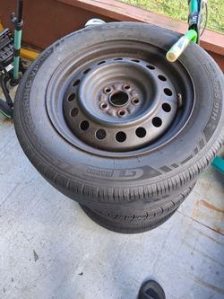 GL Radial Touring VP Plus Tires on Steel Wheels