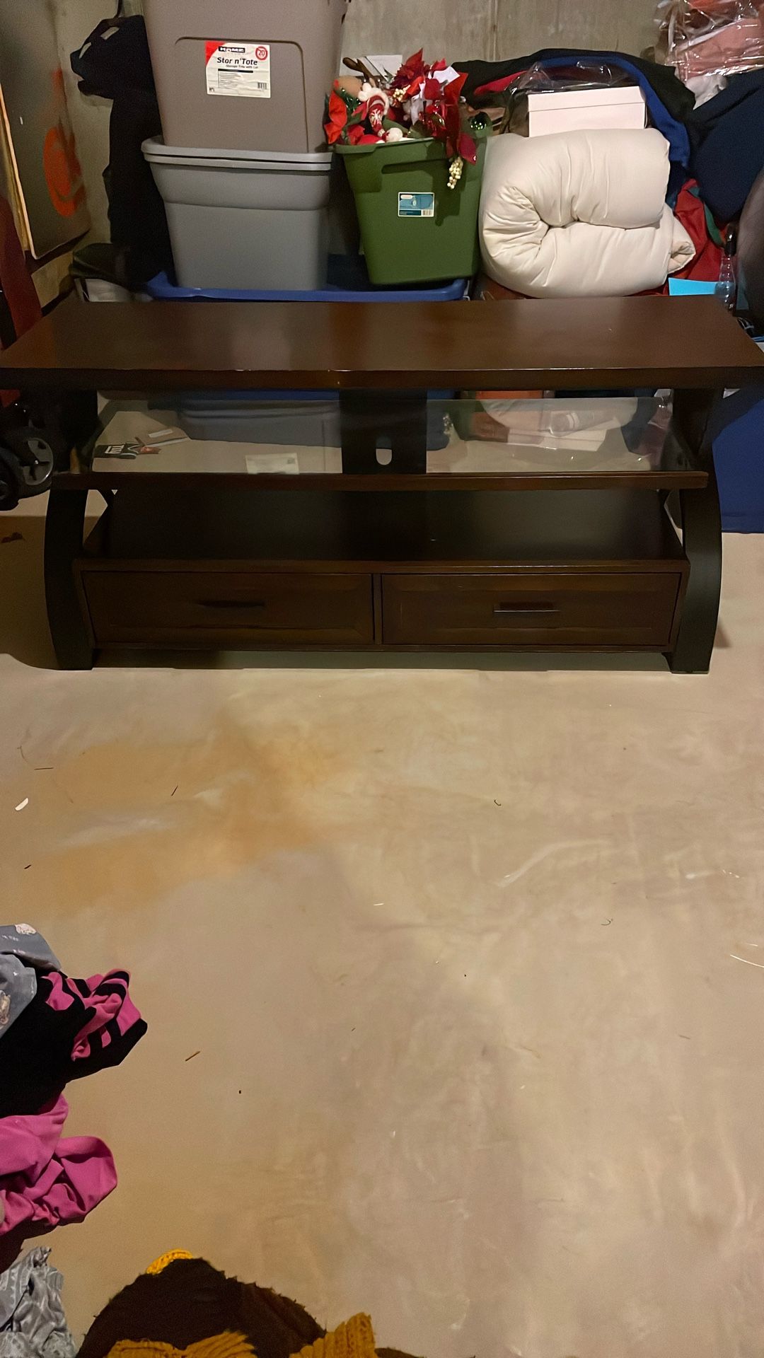 TV Stand, Holds up to 75 Inch TV