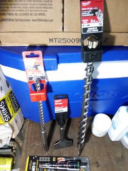 2sds Plus And 1 SDS Max Concrete Bits