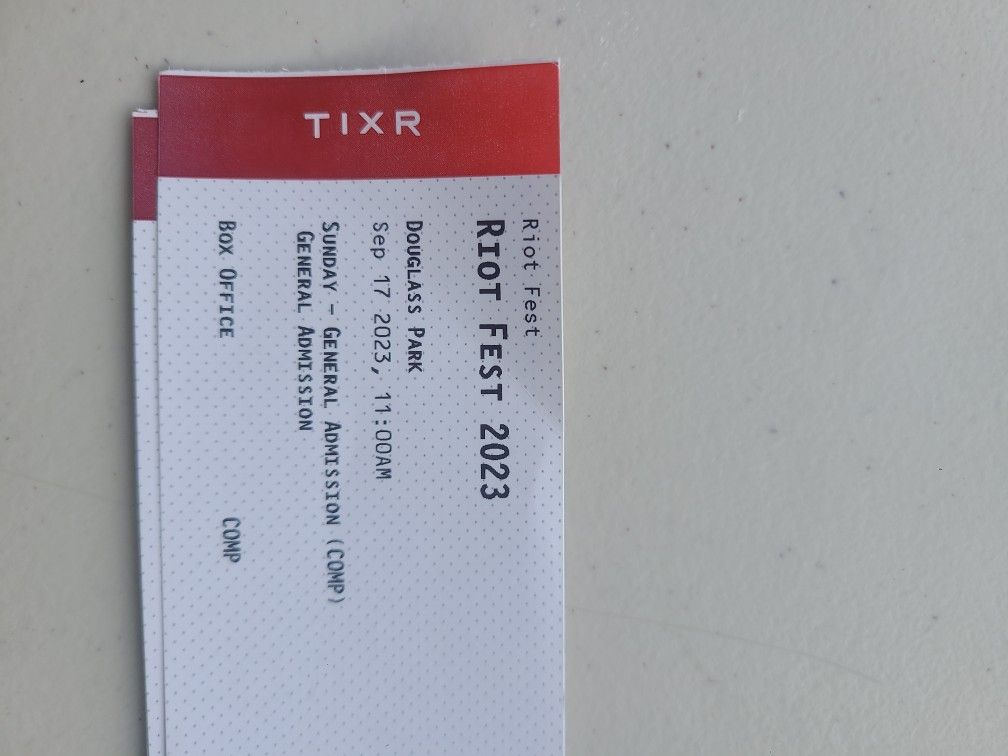 RIOT FEST SUNDAY TICKETS AVAILABLE G.A, V.I.P, AND BACKSTAGE