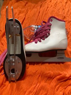Double bladed beginner ice skates girls size 11