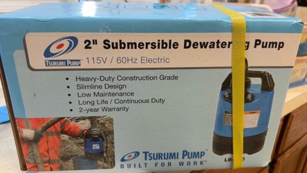 Tsurumi 2" Submersible Dewatering Pump