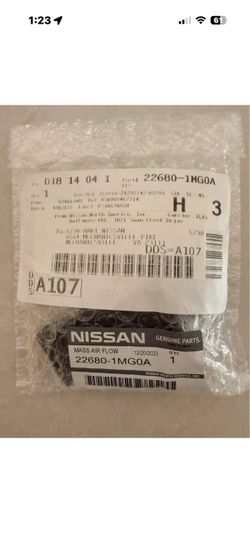 Nissan Genuine Mass Air Flow Sensor 22680-1MG0A