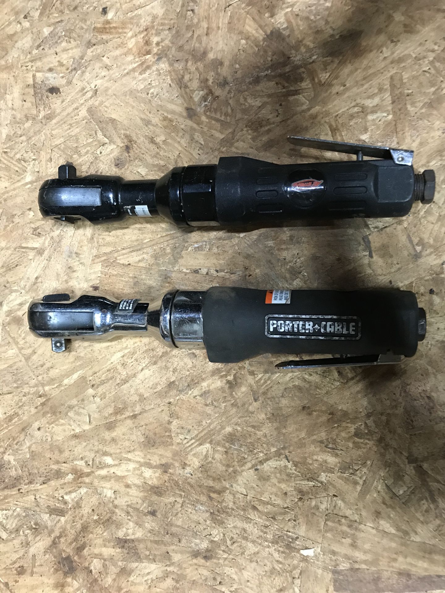 Two 3/8 drive impact ratchet they are air powered