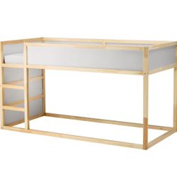 IKEA Loft Bed Or Bunk Bed w Tent And Mattress