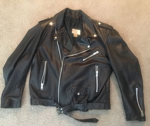 100% Leather Classic Biker Jacket