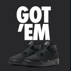 ‼️‼️ NEW Air Jordan 4 Retro "Black Cat"‼️‼️‼️