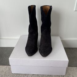 Isabel Marant Suede Boots - Black Midnight