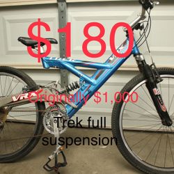 Trek Full Suspension Mountain Bike 