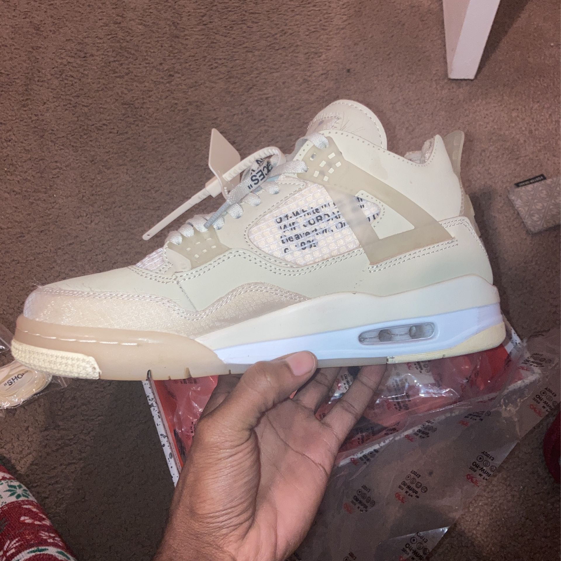 off white jordan 4 for sale