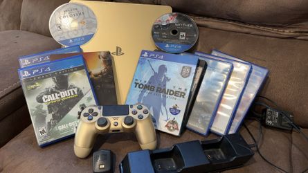 Gold PS4 Pro Slim With Extras