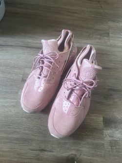 Pink huarache shoes size 12