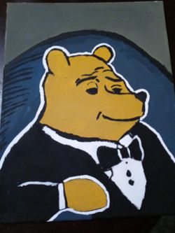 Fancy Winne Pooh Painting