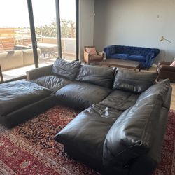Leather Sectional Couch 