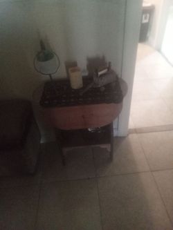 Antique end table