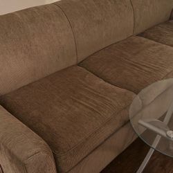 3-Seat Fabric Couch Sofa - Price Negotiable