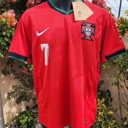 Portugal Home CR7  Soccer Jersey 2024