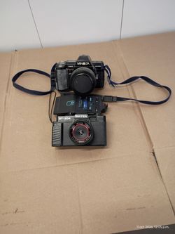 Minolta maxxum/ GMTEX/ SAKAR cameras & flash