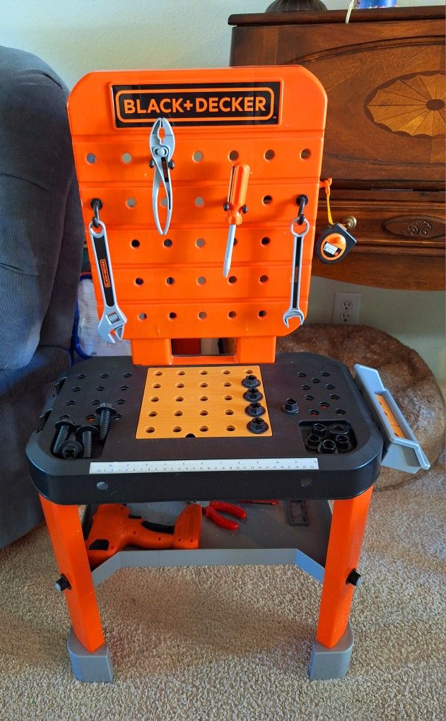 Kids Black And Decker Tool Bench