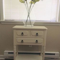 Wood Table With Drawers, Entry Table, Side Table