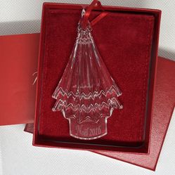 Baccarat Crystal Noël 2016 Christmas Tree Ornament – Original Box – France