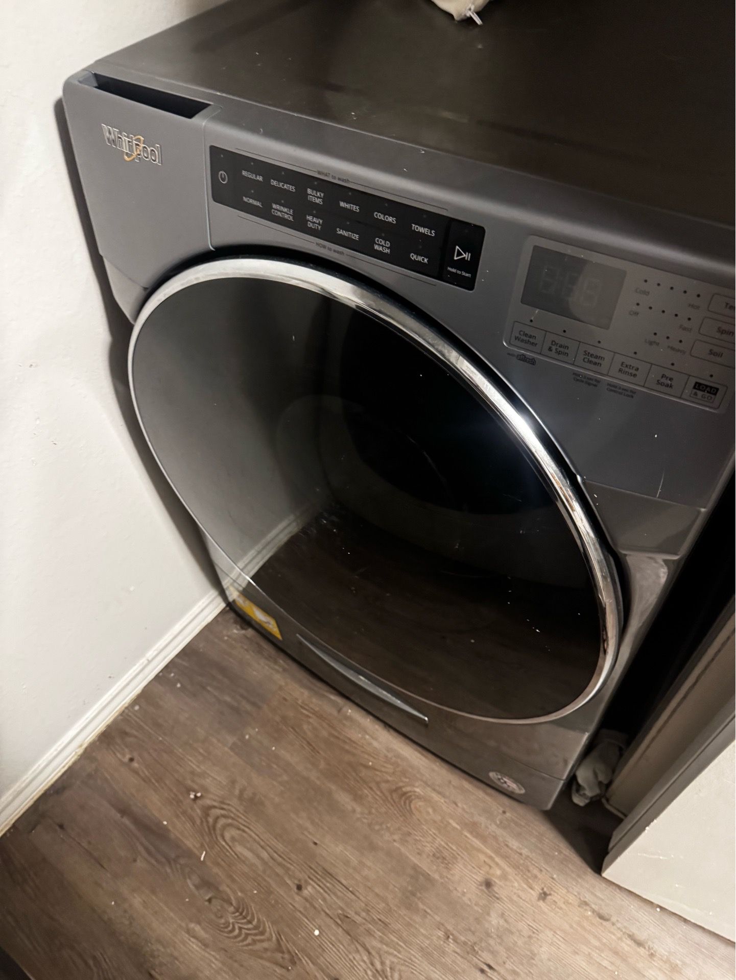 Washer and dryer