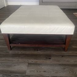 Ottoman With Shelf