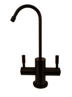 Westbrass D2051-12 Contemporary 10" 2-Lever Handle Hot and Cold Water Dispenser Faucet, Oil Rubbed Bronze