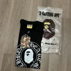Bape x Chrome heart Tee ( M-L)