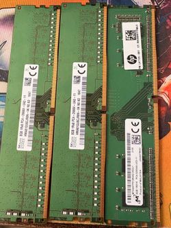 20 gigs DDR4 2666 MHz Ram