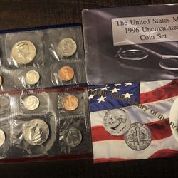 1996 P & D Coin Set