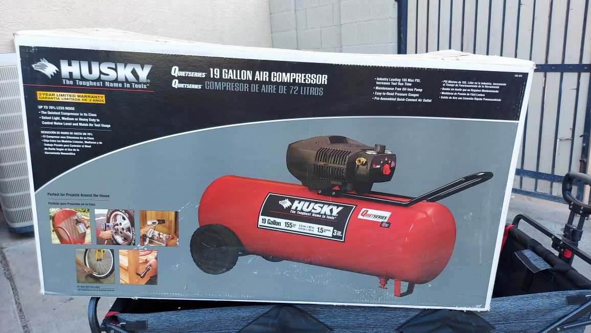 Husky 155psi 19 Gallon Air Compressor Brand New