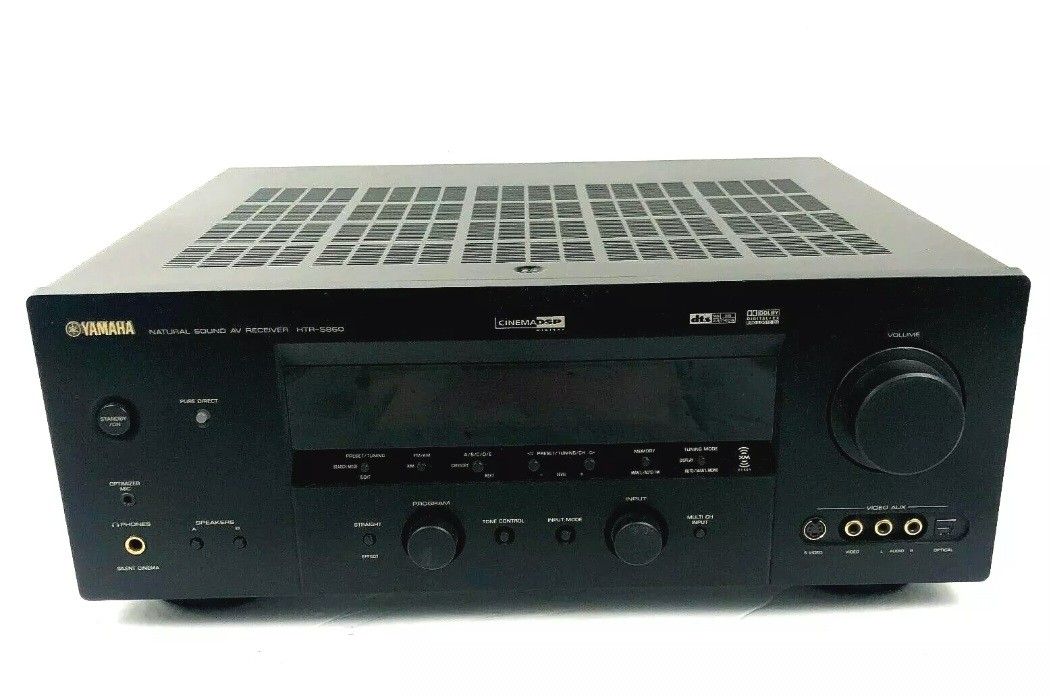 Yamaha HTR-5860 7.1 Channel 665 Watts Receiver With Remote Control