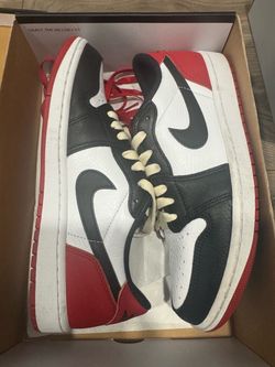 AJ1 Low Blacktoe