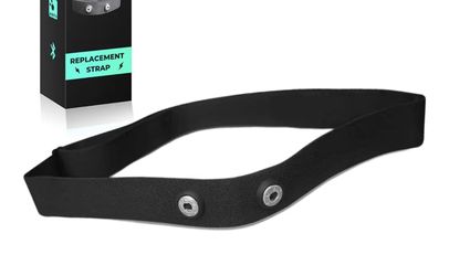 Powr Labs Chest Heart Rate Monitor Replacement Strap, Size M-XXL