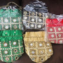 Ethnic Embroidered Purses