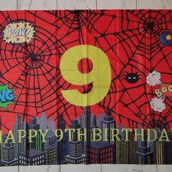 Sider Man Happy 9th  Birthday 